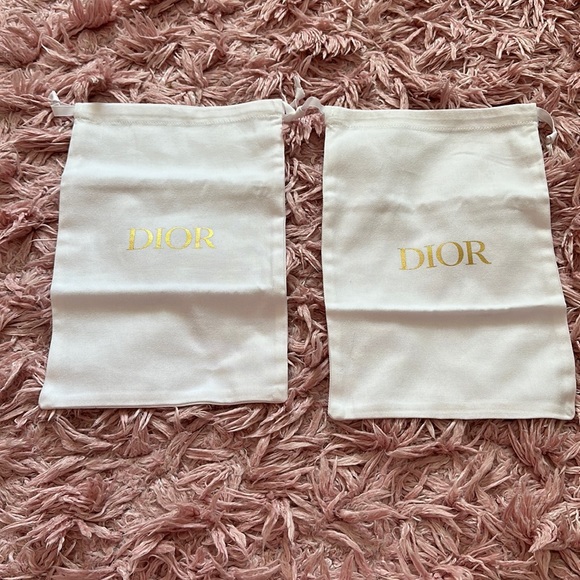Two AUTHENTIC Brand New Dior drawstring bags. - Picture 1 of 2